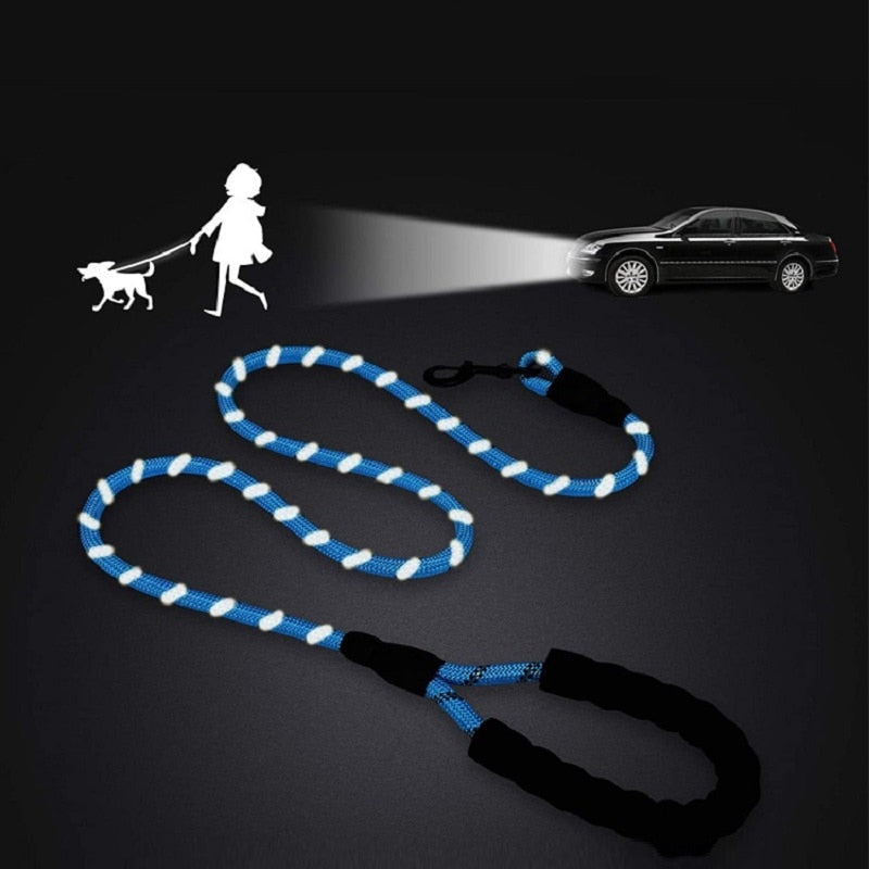 Strong Dog Reflective Rope Leash