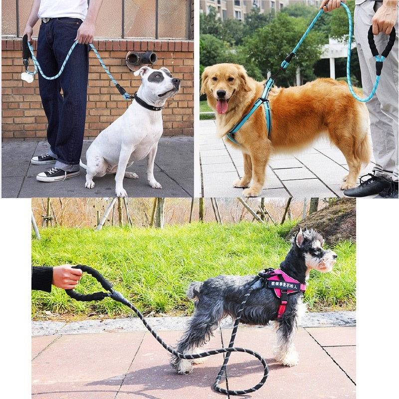 Strong Dog Reflective Rope Leash