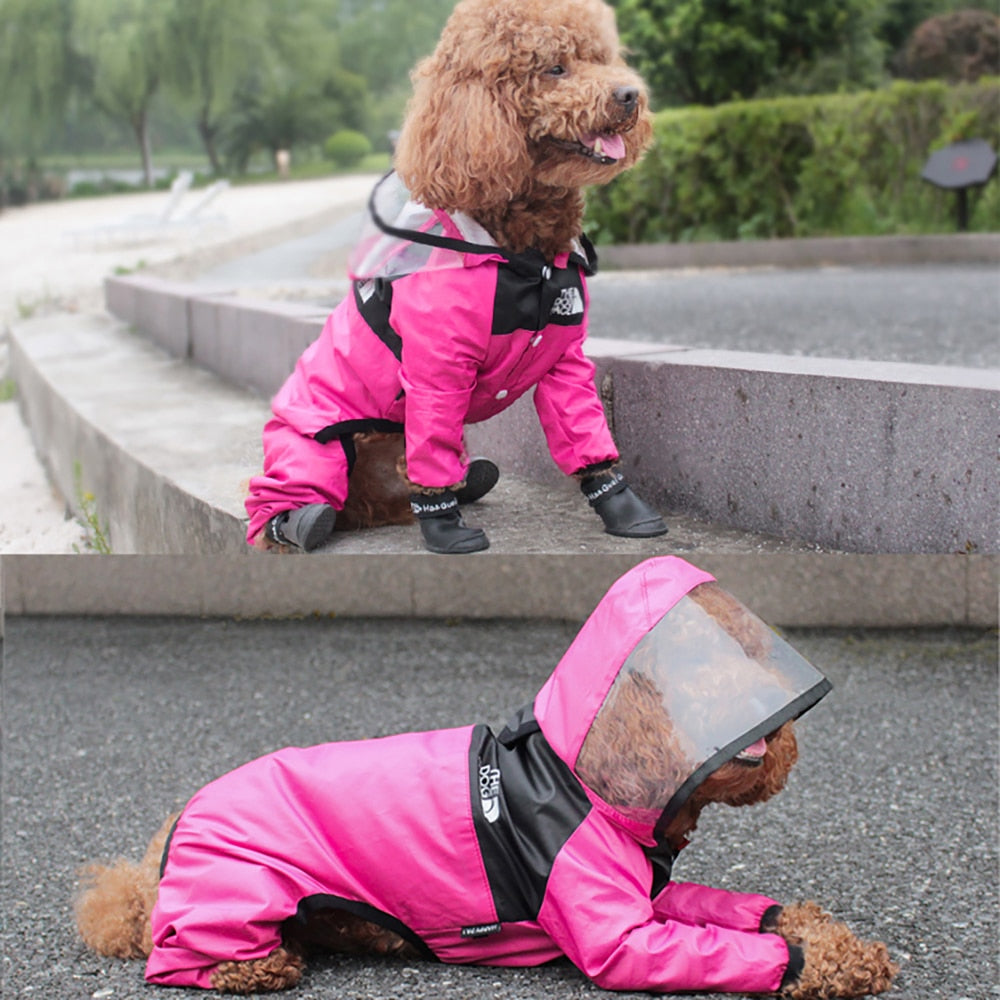 Water resistant dog jacket