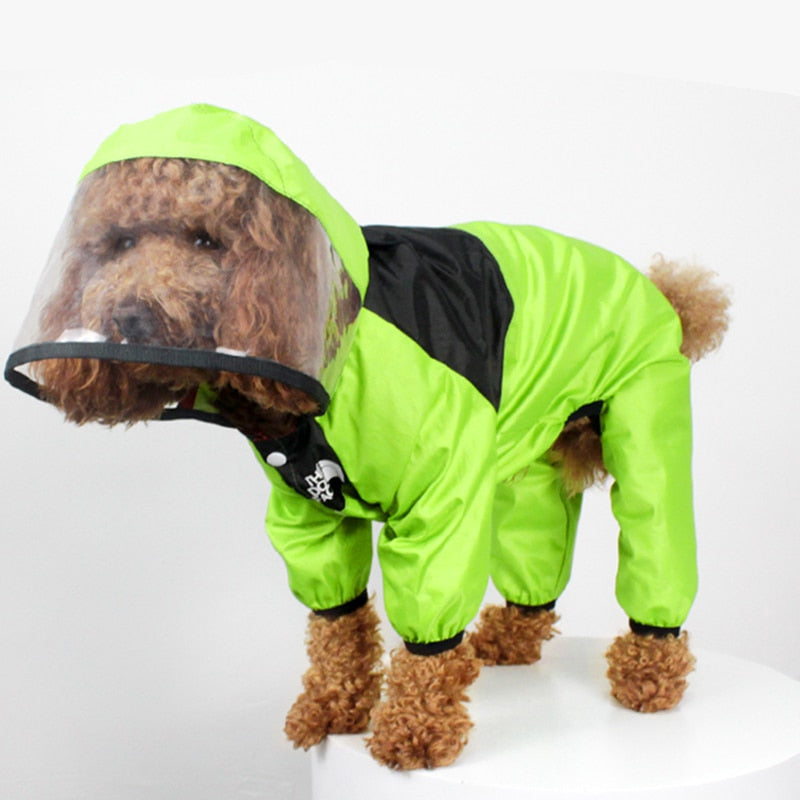 Water resistant dog jacket