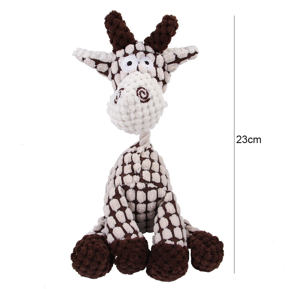 Squeaky Donkey Shape Chew Toy