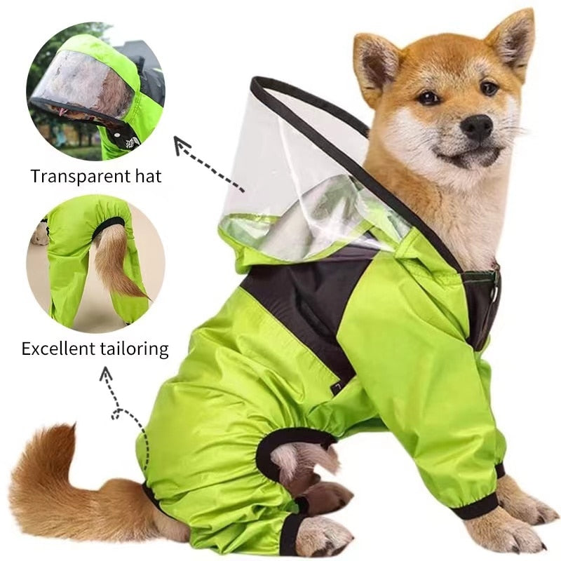 Water resistant dog jacket