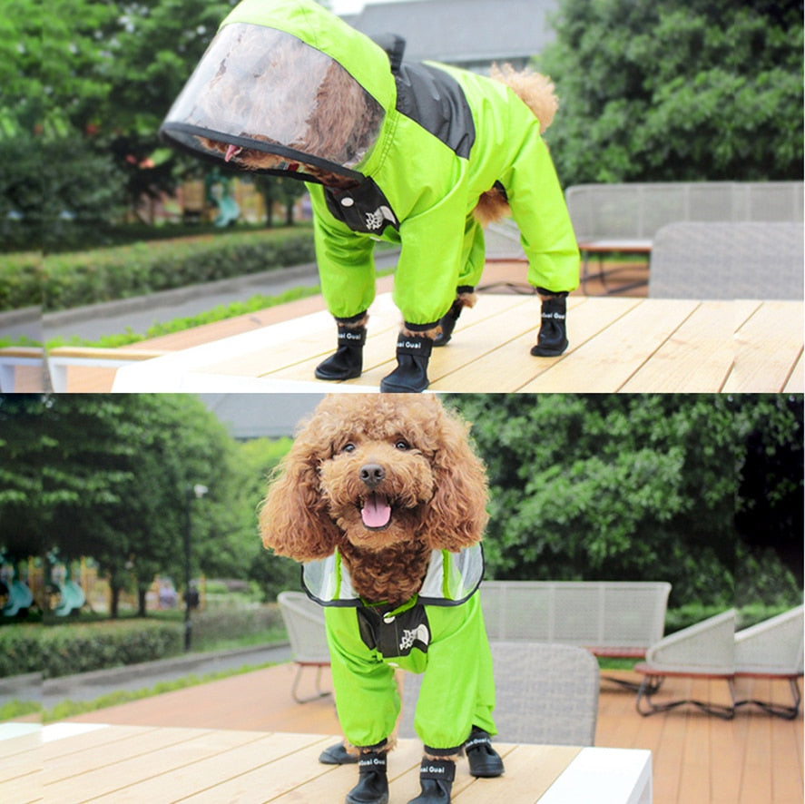 Water resistant dog jacket