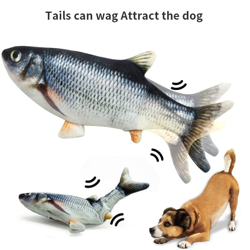 Bites & Play Interactive Dog Fish Chew Toy